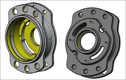 SPCC сплавляют 7075 вковок SS303 SS304 алюминиевых частей CNC космических